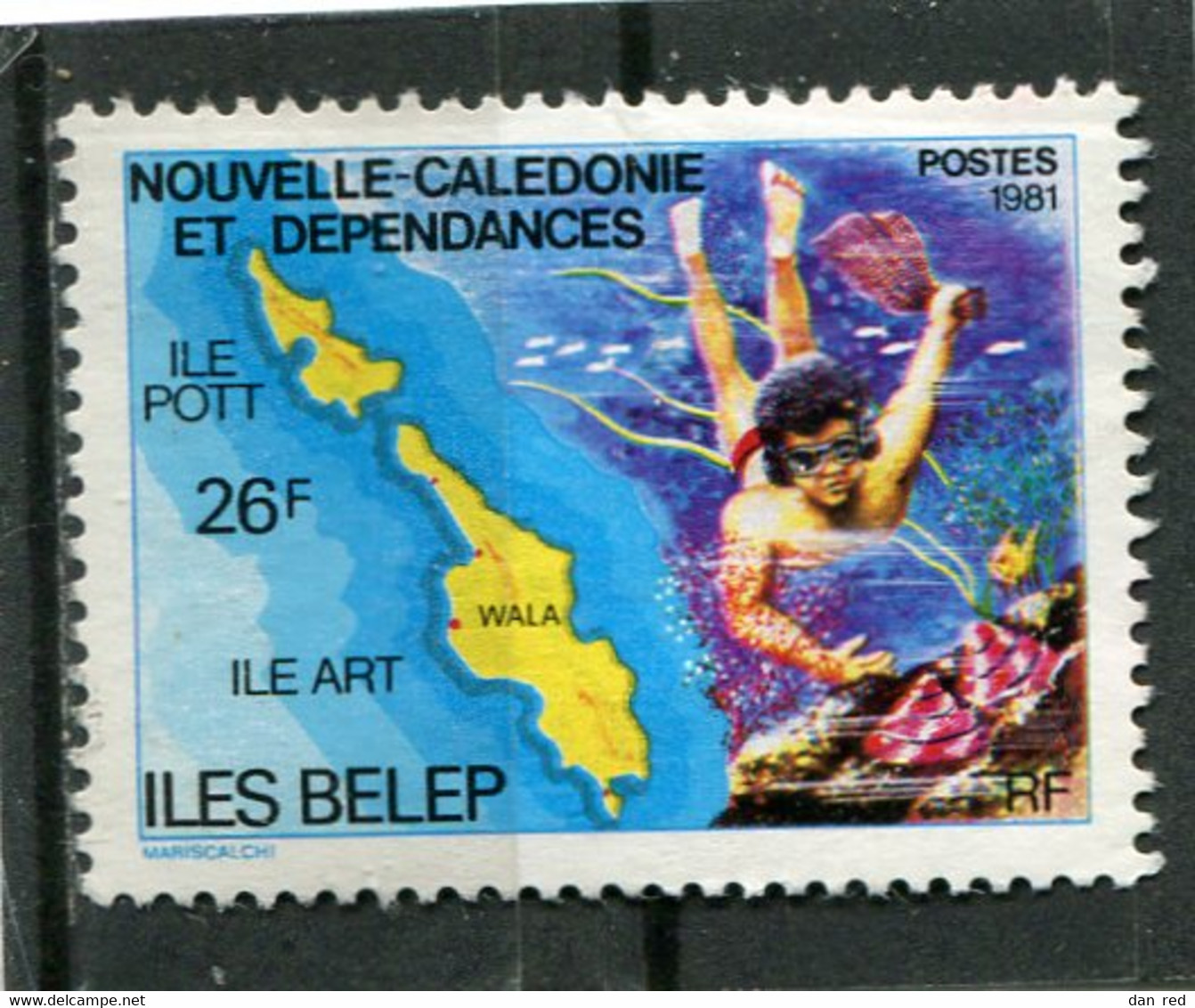 NOUVELLE CALEDONIE  N°  445  (Y&T)  (Oblitéré) - Gebraucht