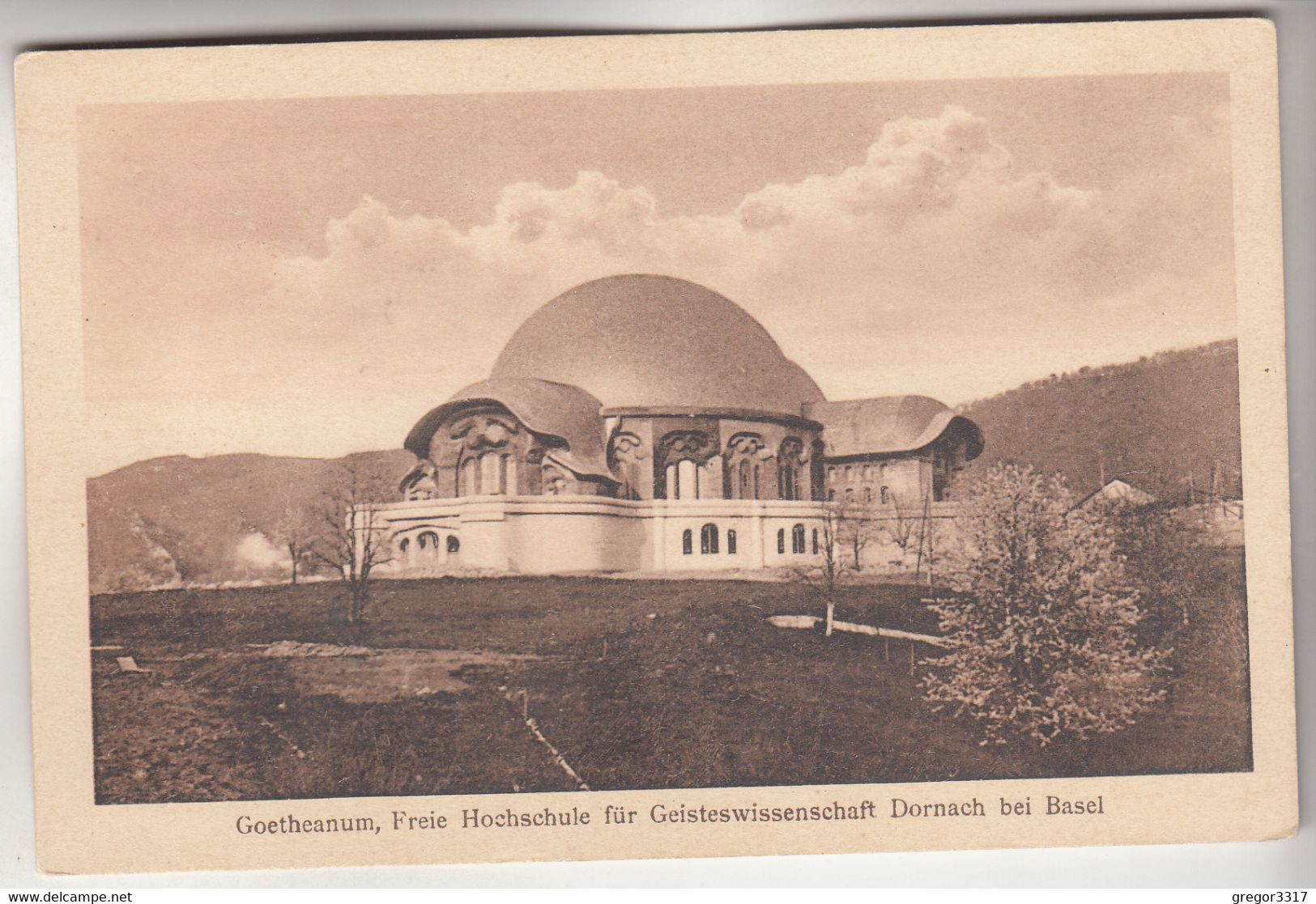 C1707) Goetheanum DORNACH Bei BASEL Mit Baum Davor ALT ! - Dornach