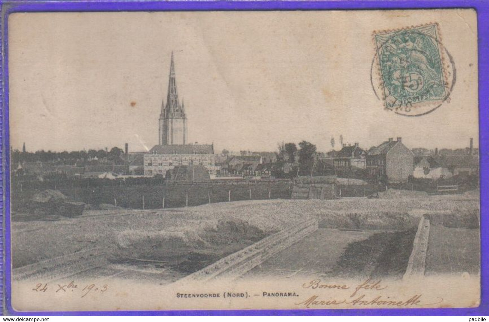 Carte Postale 59. Steenvoorde     Très Beau Plan - Steenvoorde