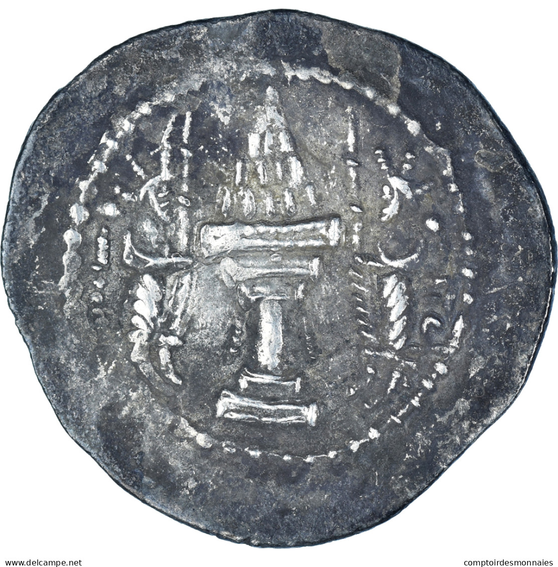 Monnaie, Royaume Sassanide, Yazdgard II, Drachme, Ca. 438-457, Adurbagadan, TTB - Orientales