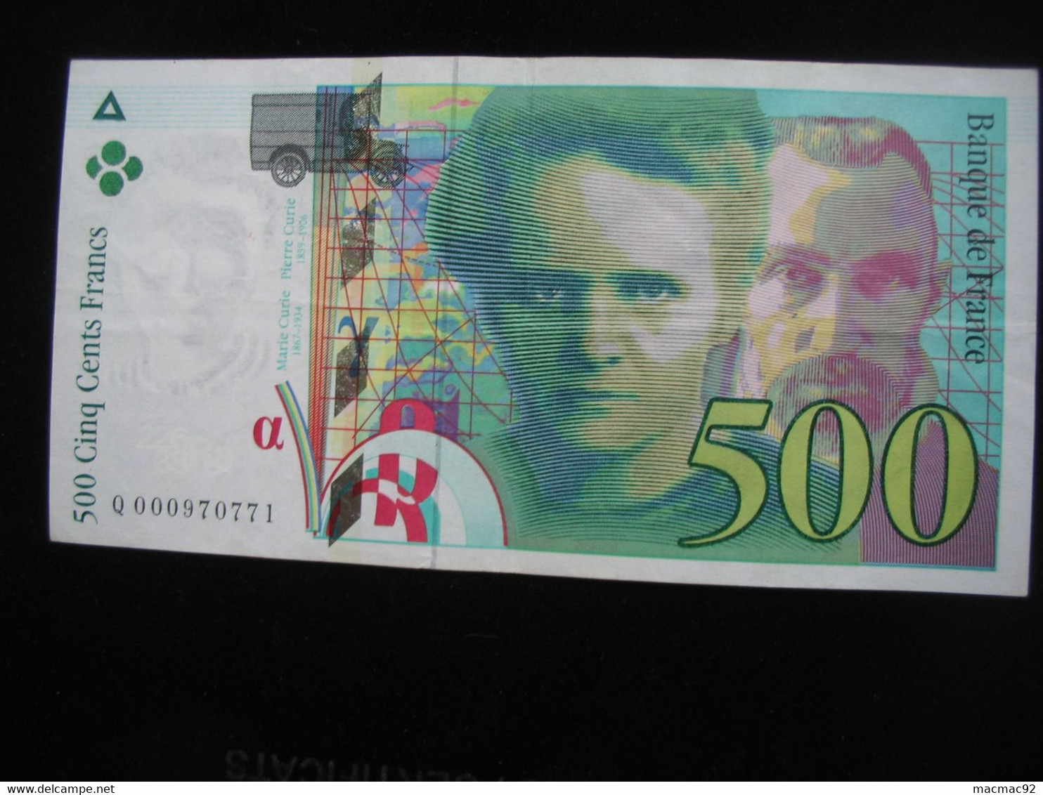 500 Francs  - Pierre Et Marie CURIE 1994   **** EN ACHAT IMMEDIAT **** - 500 F 1994-2000 ''Pierre Et Marie Curie''