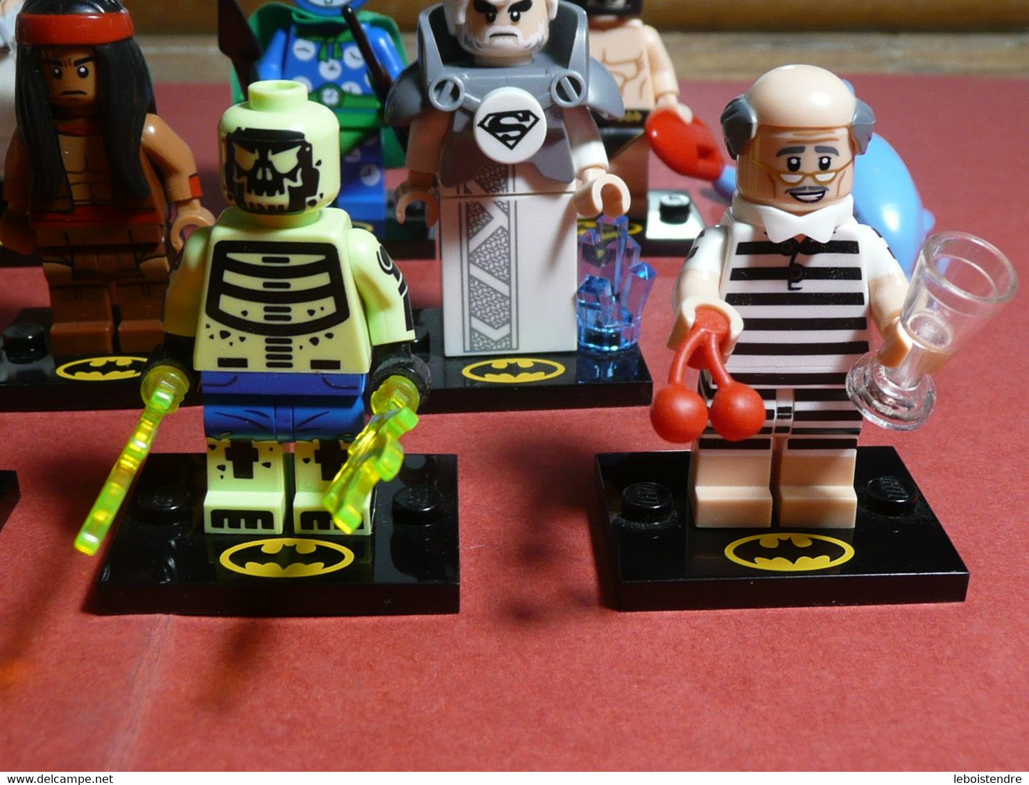 LOT 11 X FIGURINE LEGO BATMAN MOVIE SERIE 2 FILM BATMAN SIRENE NAGEUR JOR-L APACHE KILLER MOTH HUGO STRANGE ... DE 71020 - Figuren