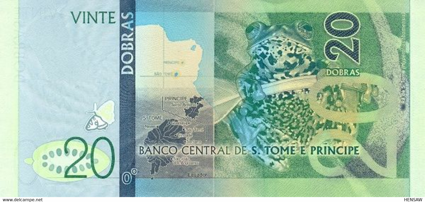 SAO TOME E PRINCIPE 20 DOBRAS P 72 2016 UNC NUEVO SC - Sao Tome And Principe