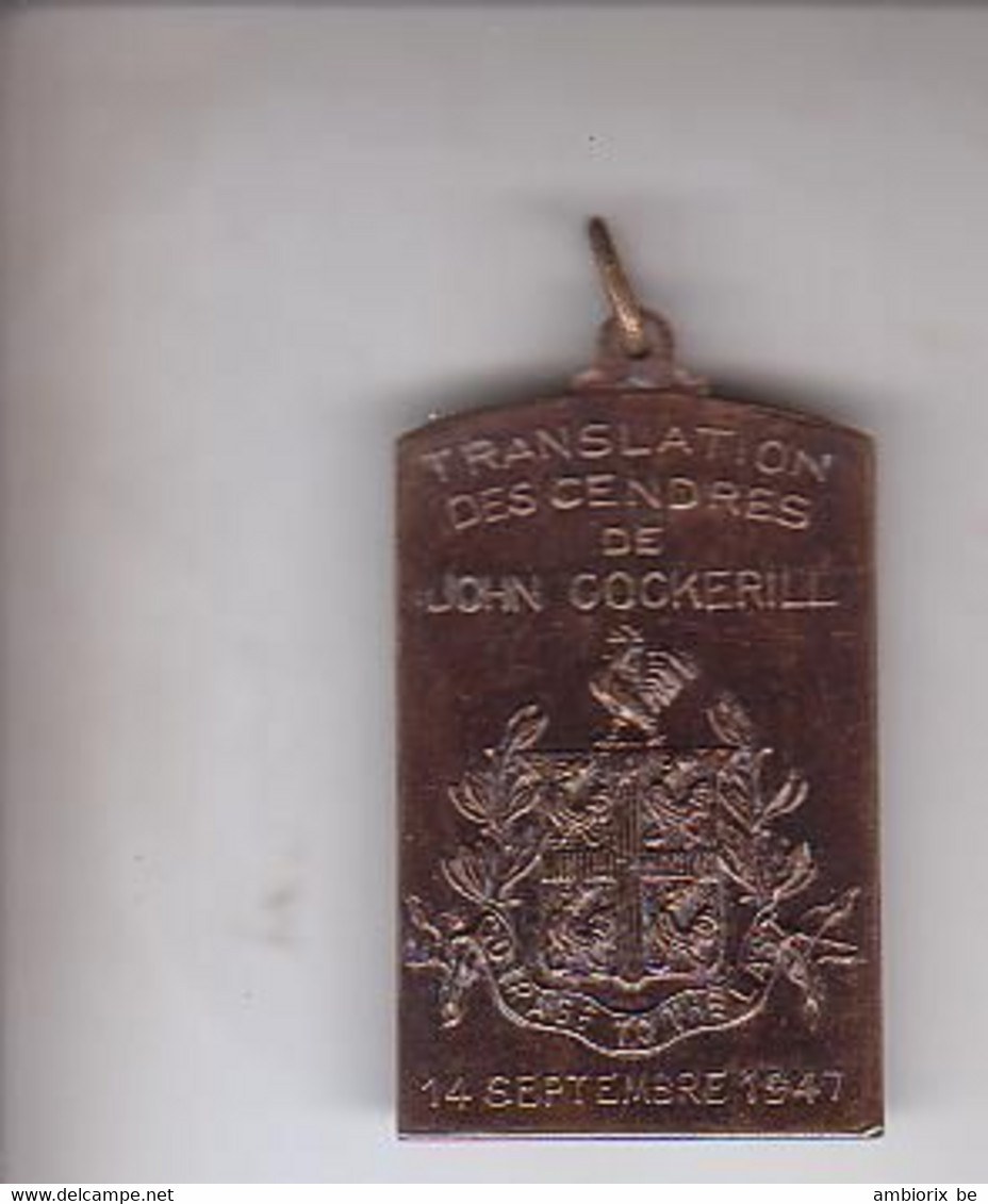 John Cockerill - Translation Des Cendres De John Cockerill - 1947 - Professionals / Firms