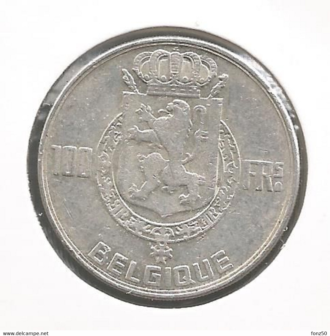PRINS KAREL * 100 Frank 1949 Frans * Prachtig / F D C * Nr 12132 - 100 Francs