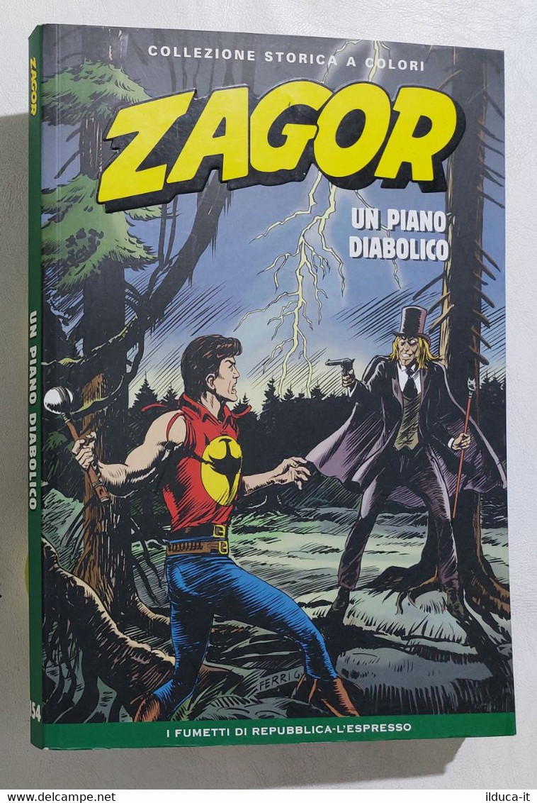 I110654 ZAGOR Collezione Storica A Colori Nr 154 - Un Piano Diabolico - Zagor Zenith