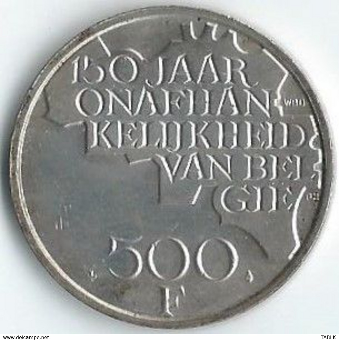 MT007 - BELGIË - BELGIUM - 500 FRANK 1980 - VLAAMS - 500 Francs