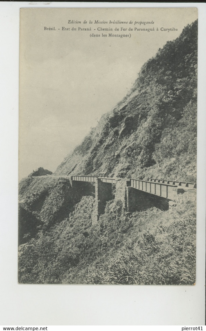 BRESIL - Etat Du PARANA - Chemin De Fer De Paranagua à Curytiba (dans Les Montagnes ) - Curitiba