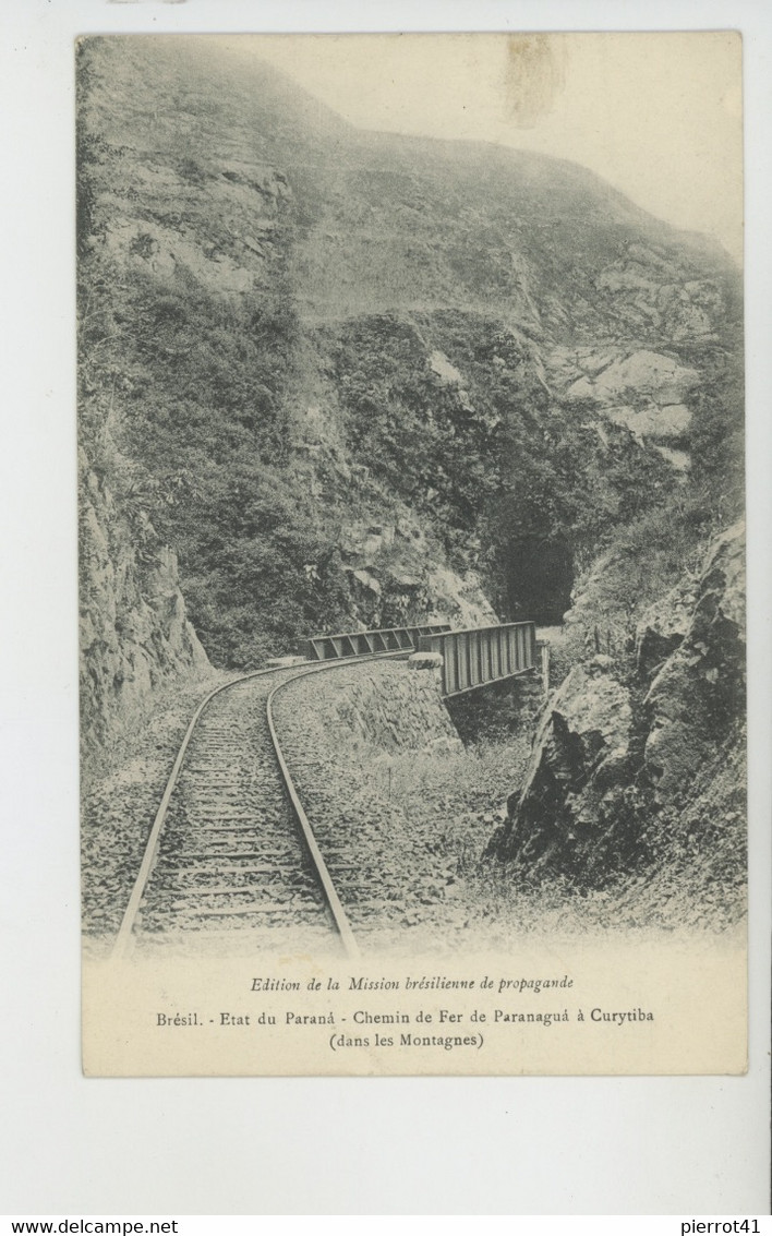 BRESIL - Etat Du PARANA - Chemin De Fer De Paranagua à Curytiba (dans Les Montagnes ) - Curitiba