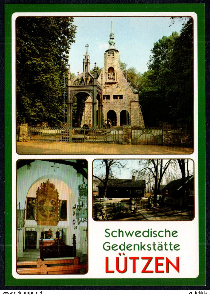 G0812 - TOP Lützen Schwedische Gedenkstätte - Bild Und Heimat Reichenbach Qualitätskarte - Lützen