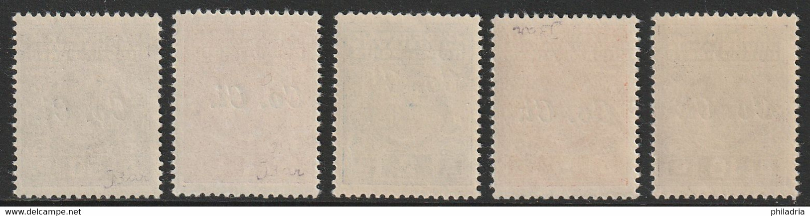 Lubiana, Ljubljana, 1941, Postage Due, Co. Ci. Overprint, Complete Set, MNH, Good Quality - Lubiana