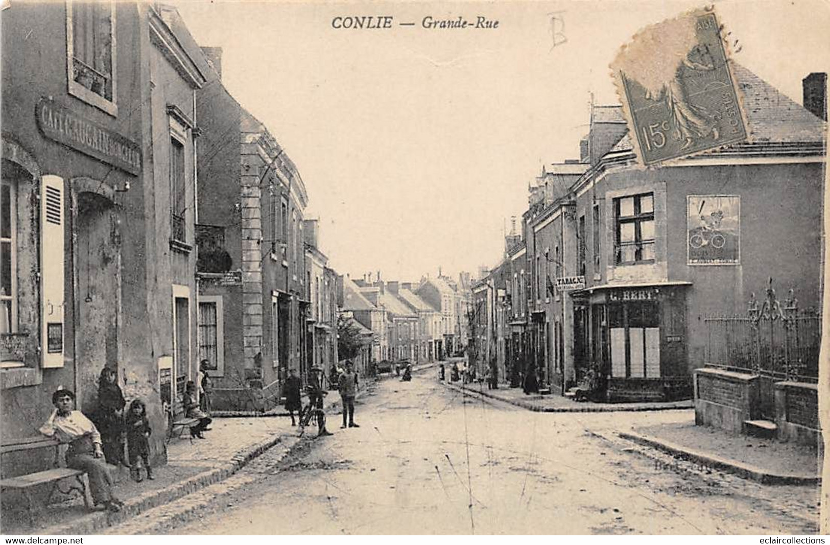 Conlie         72        Grande Rue             ( Voir Scan ) - Conlie