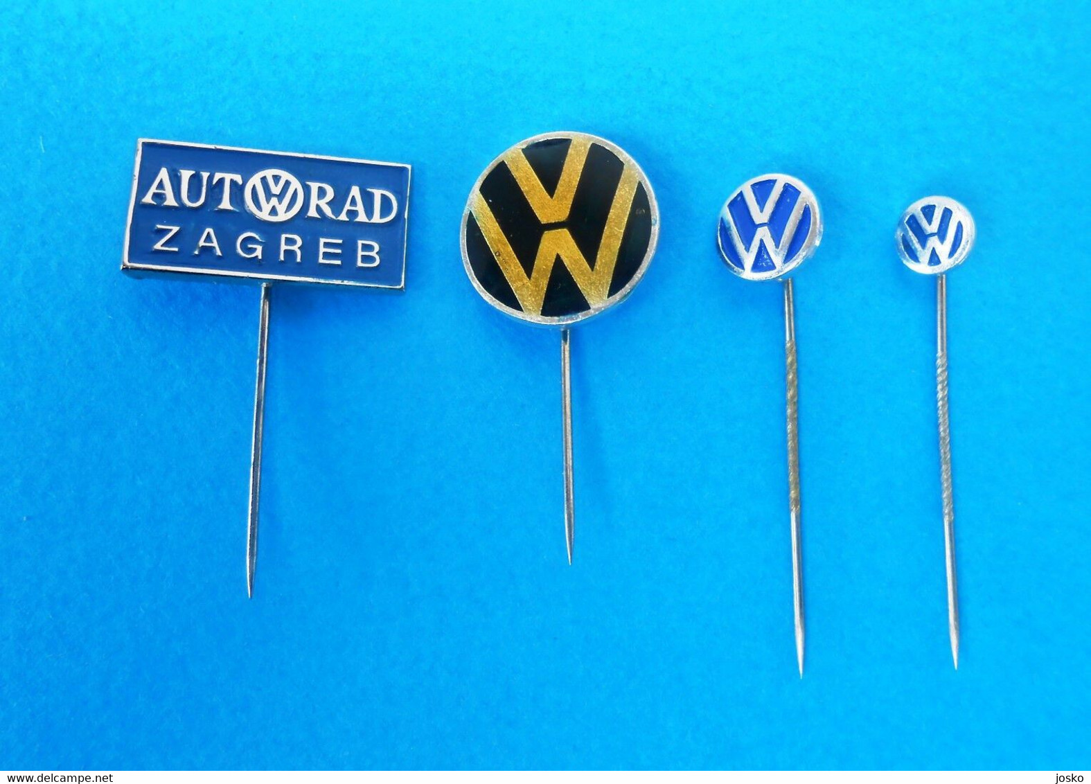 VOLKSWAGEN - Nice Rare Lot Of 4. Pins * VW Car Automobile Auto Automobil Germany Deutchland - Volkswagen