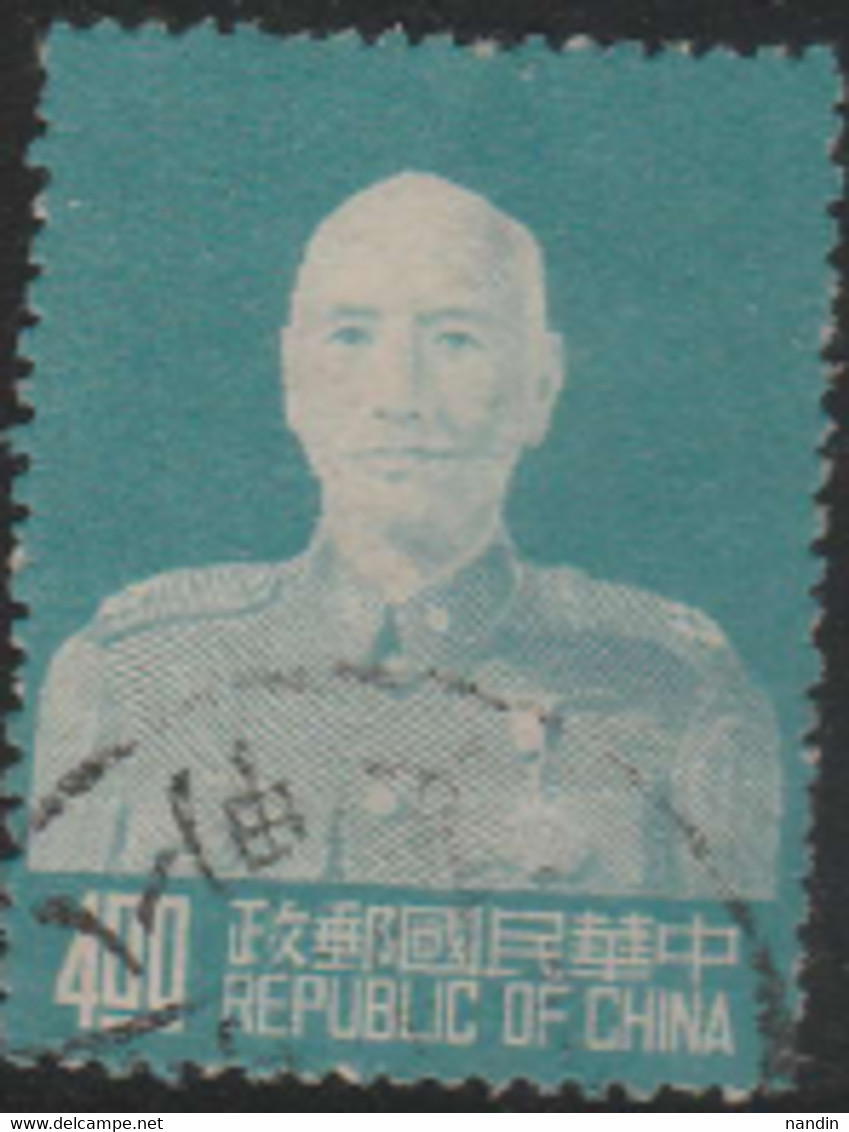 USED STAMP From TIWAN CHINA 1953 Stamp  On  -The 60th Anniversary Of The Birth Of President Chiang Kai-shek, 1887-1975 - Used Stamps