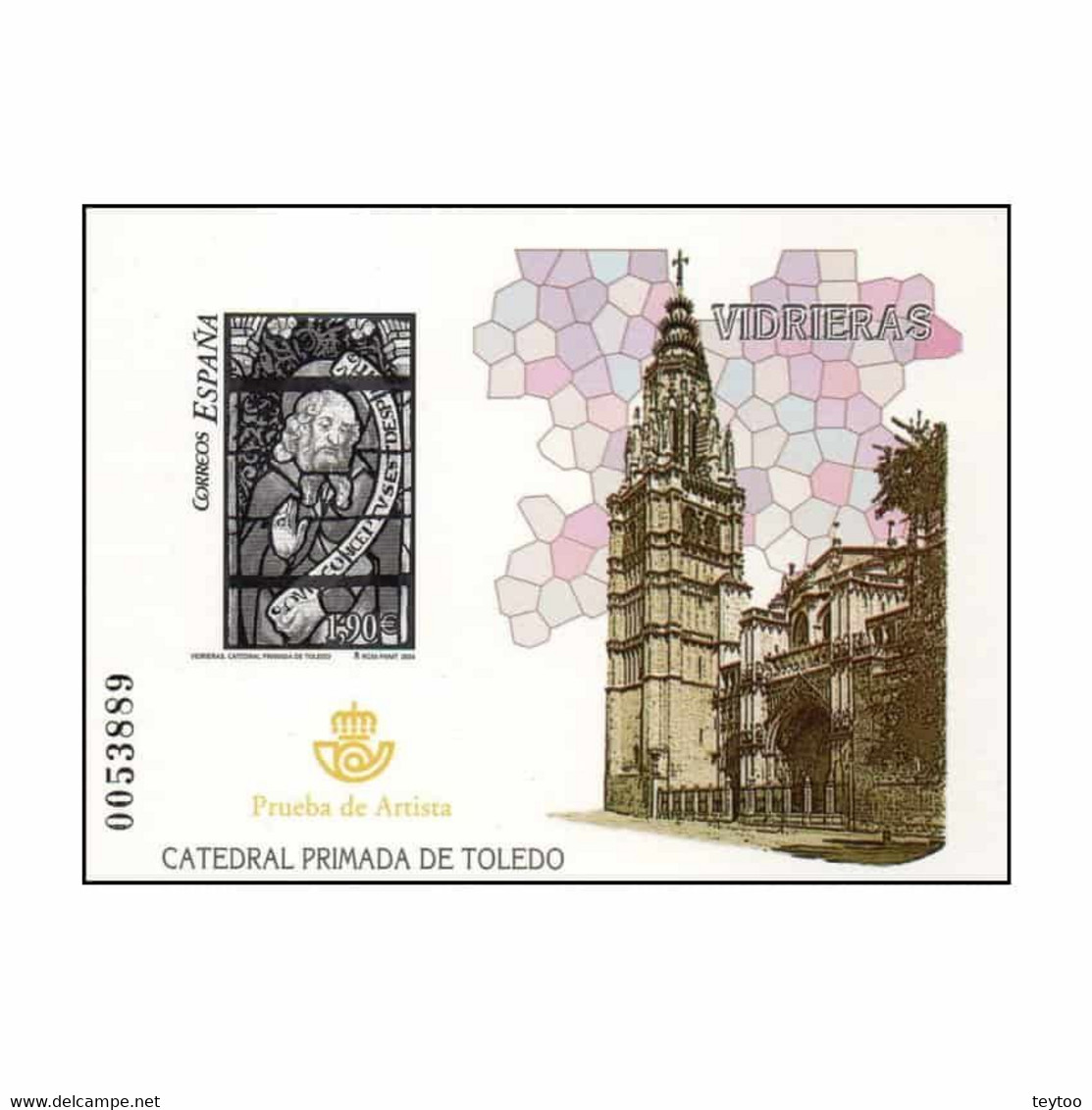 P0085# España 2004. PA Vidrieras De La Catedral De Toledo (M) - ED P85 - Proofs & Reprints