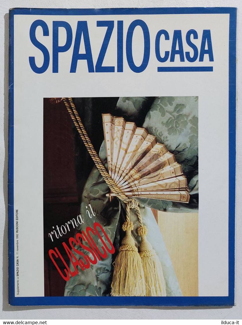 16968 SPAZIO CASA 1992 N. 11 - Vivere Con I Libri / Lecce + Allegato Classico - Natur, Garten, Küche