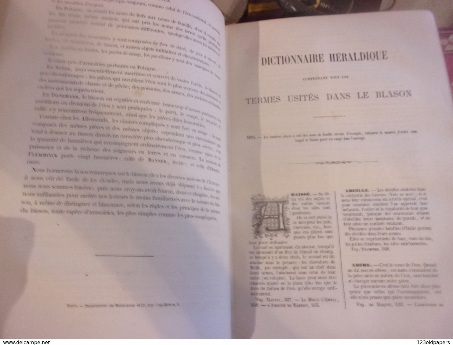 ️1860 La Science Du Blason Accompagnée D'un Armorial Général Des Familles Nobles De L'europe -DE MAGNY  BELGIQUE FR