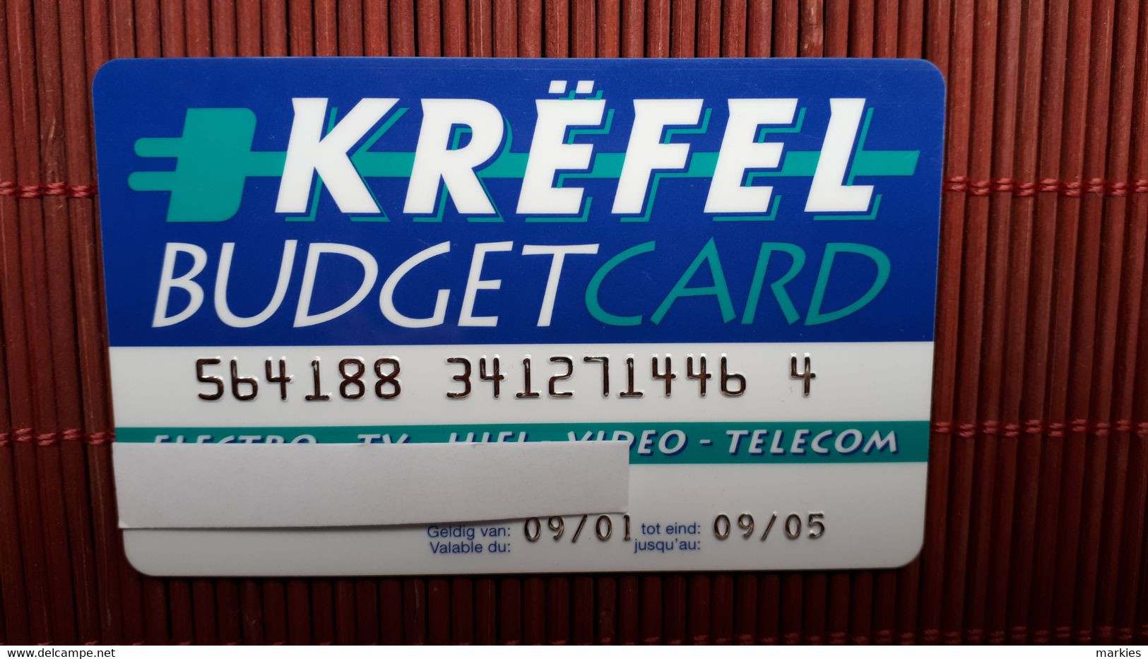 Krefel Budgetcard Personilized 2 Scans Rare - Unknown Origin