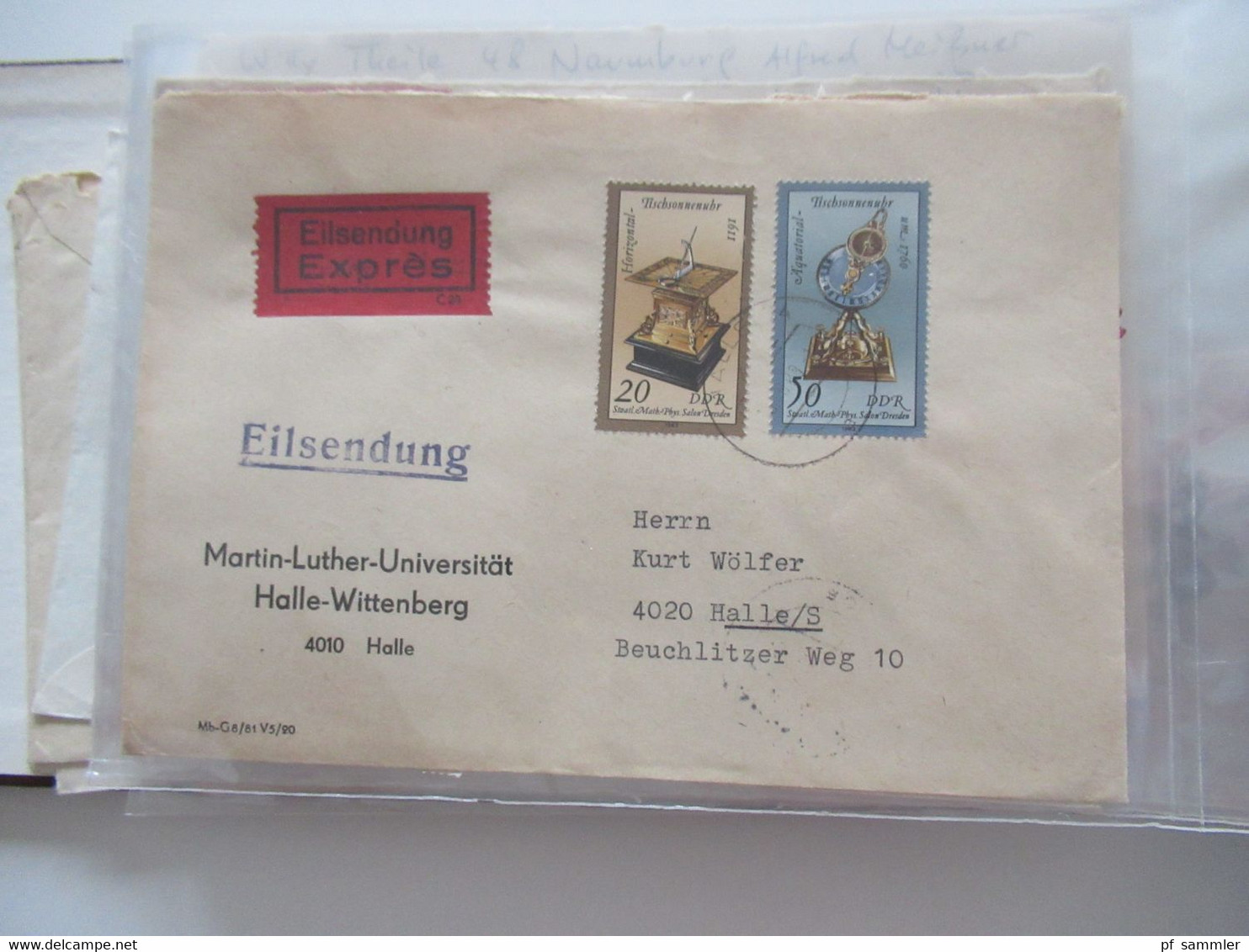 DDR Belegeposten ab 1958 - 80er Jahre NUR Einschreiben / Wertbriefe und bessere Verwendungen! Stöberposten / 90 Belege