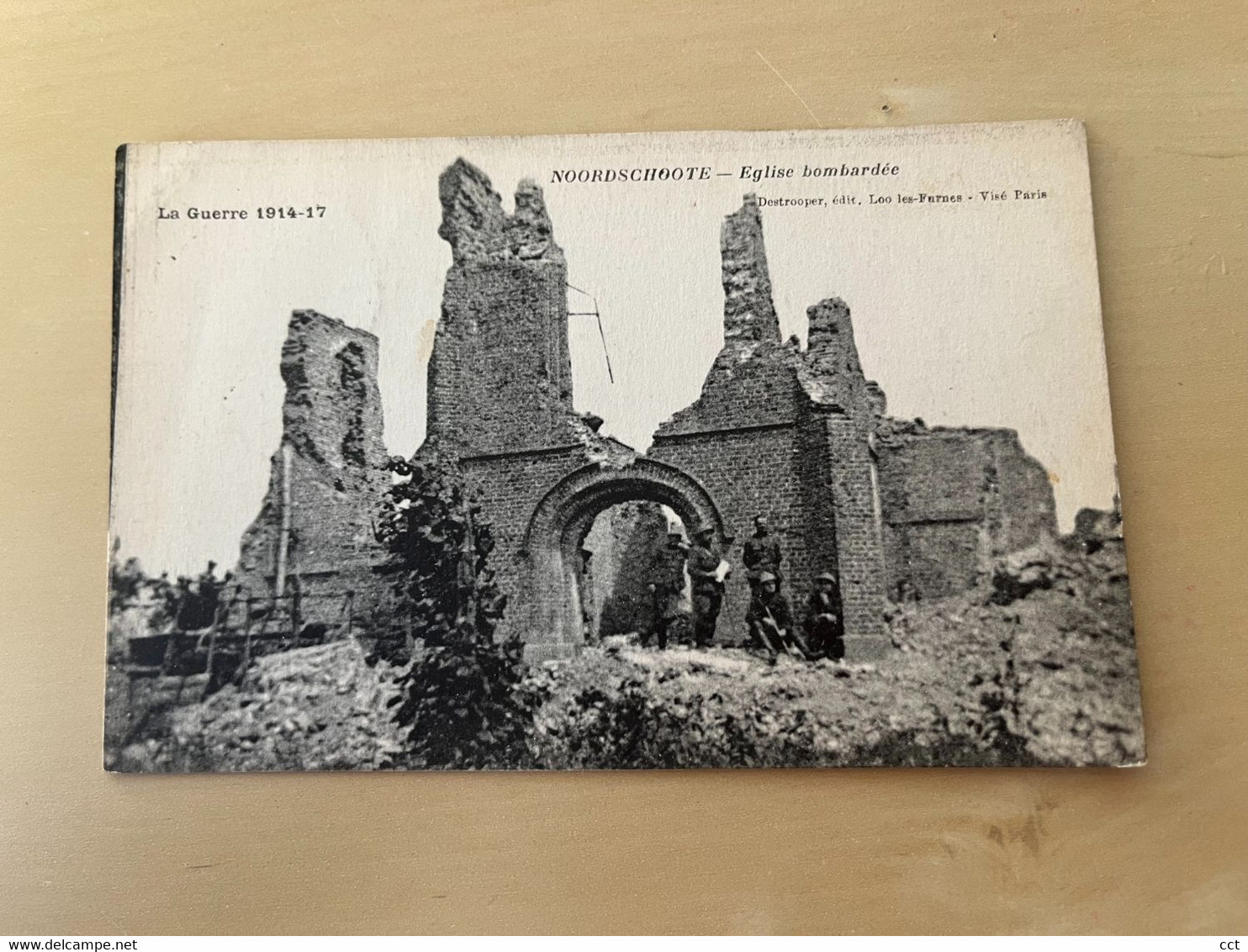 Noordschote  Lo-Reninge   Eglise Bombardée - Lo-Reninge