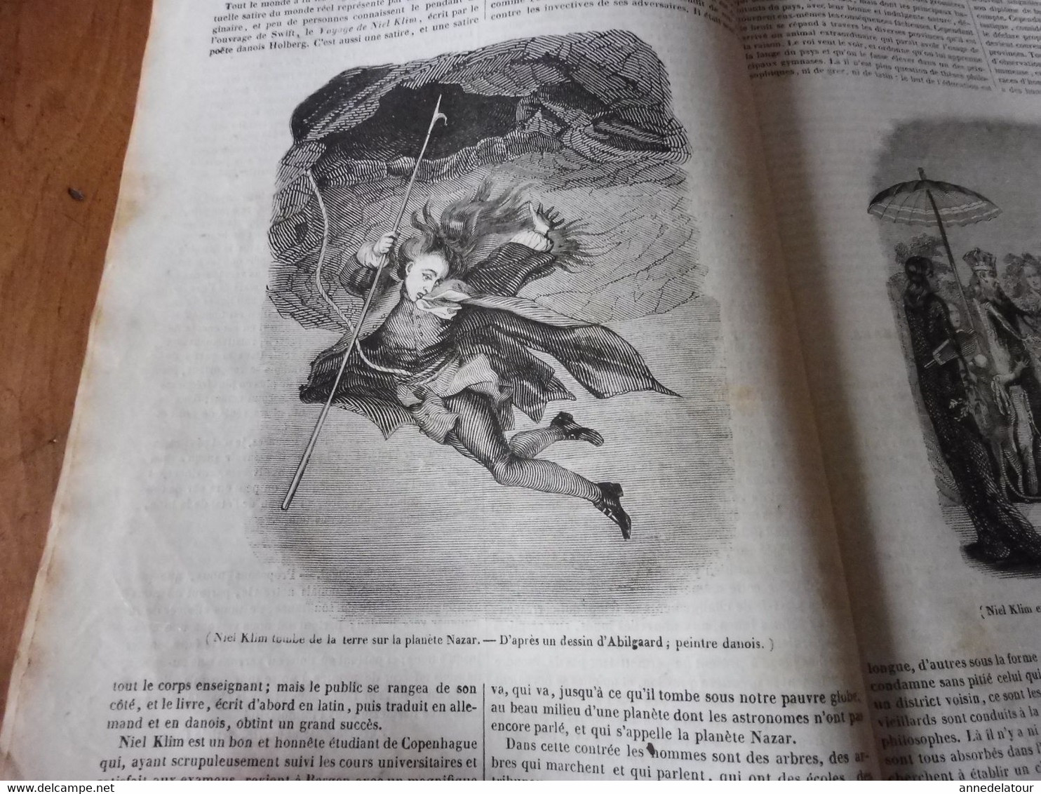 Année 1839: Cordoue ,Espagne; Influence De La Lune Sur Le Temps; Niel Klim Et Le Roi Des Arbres; Olivier De Serres; Etc - 1800 - 1849