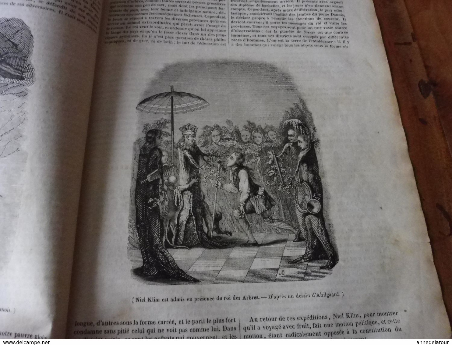 Année 1839: Cordoue ,Espagne; Influence De La Lune Sur Le Temps; Niel Klim Et Le Roi Des Arbres; Olivier De Serres; Etc - 1800 - 1849