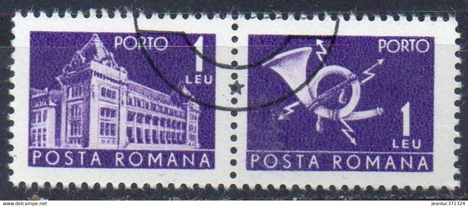 ROUMANIE N° TAXE 132 O Y&T 1957 Hotel Des Postes Et Cor - Postage Due