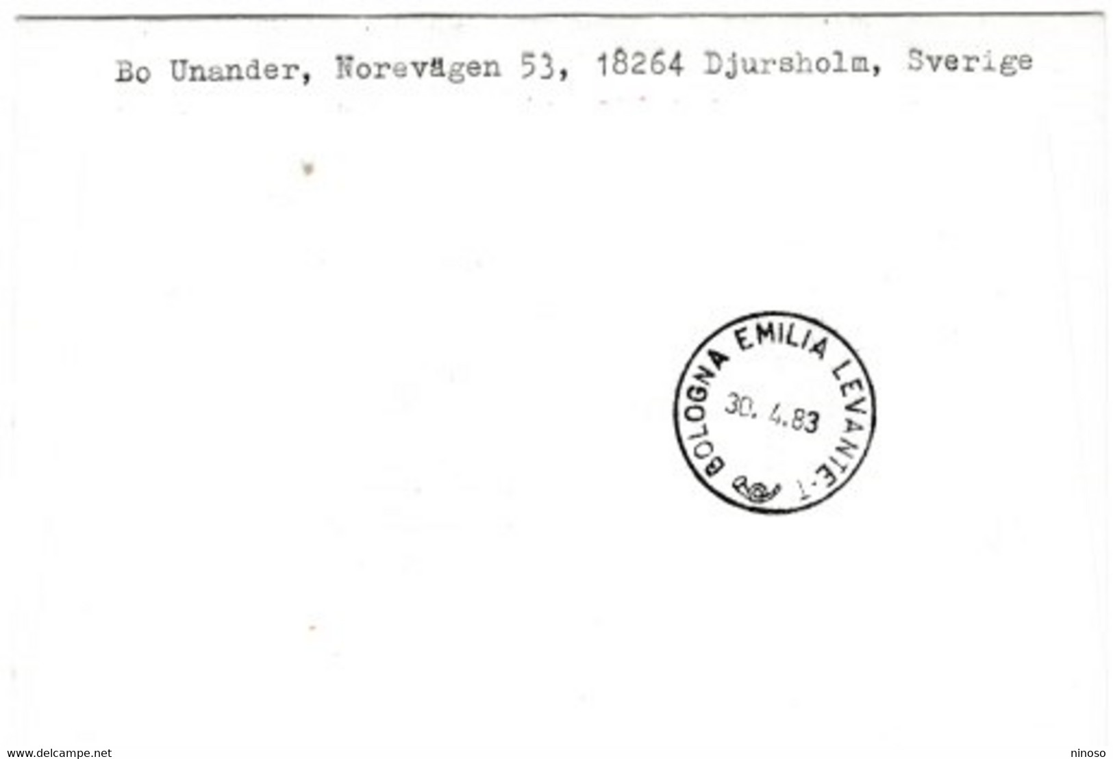 SVERIGE SVEZIA  STOCKHOLM  EUROPA1983   VIAGGIATA - Lettres & Documents