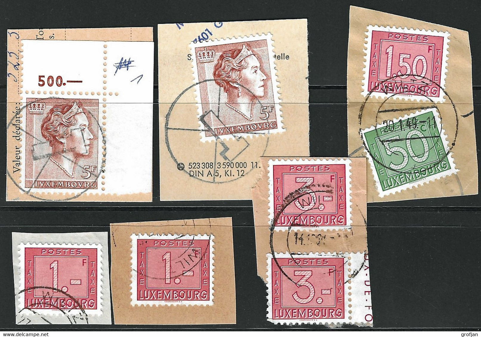 Luxembourg - Timbres Taxes Oblitérés - Postage Due