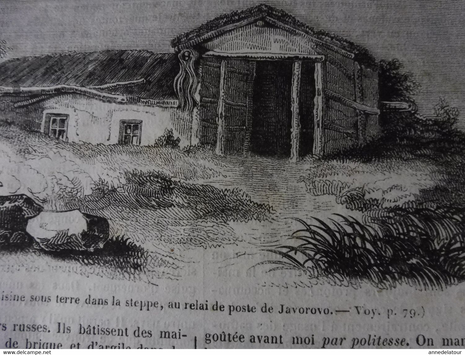 Année 1839: l'Aye - Aye de Madagascar; Kosaks, Les cosaques du Don; Javorovo; L'abbé Boizot à Besançon;  etc