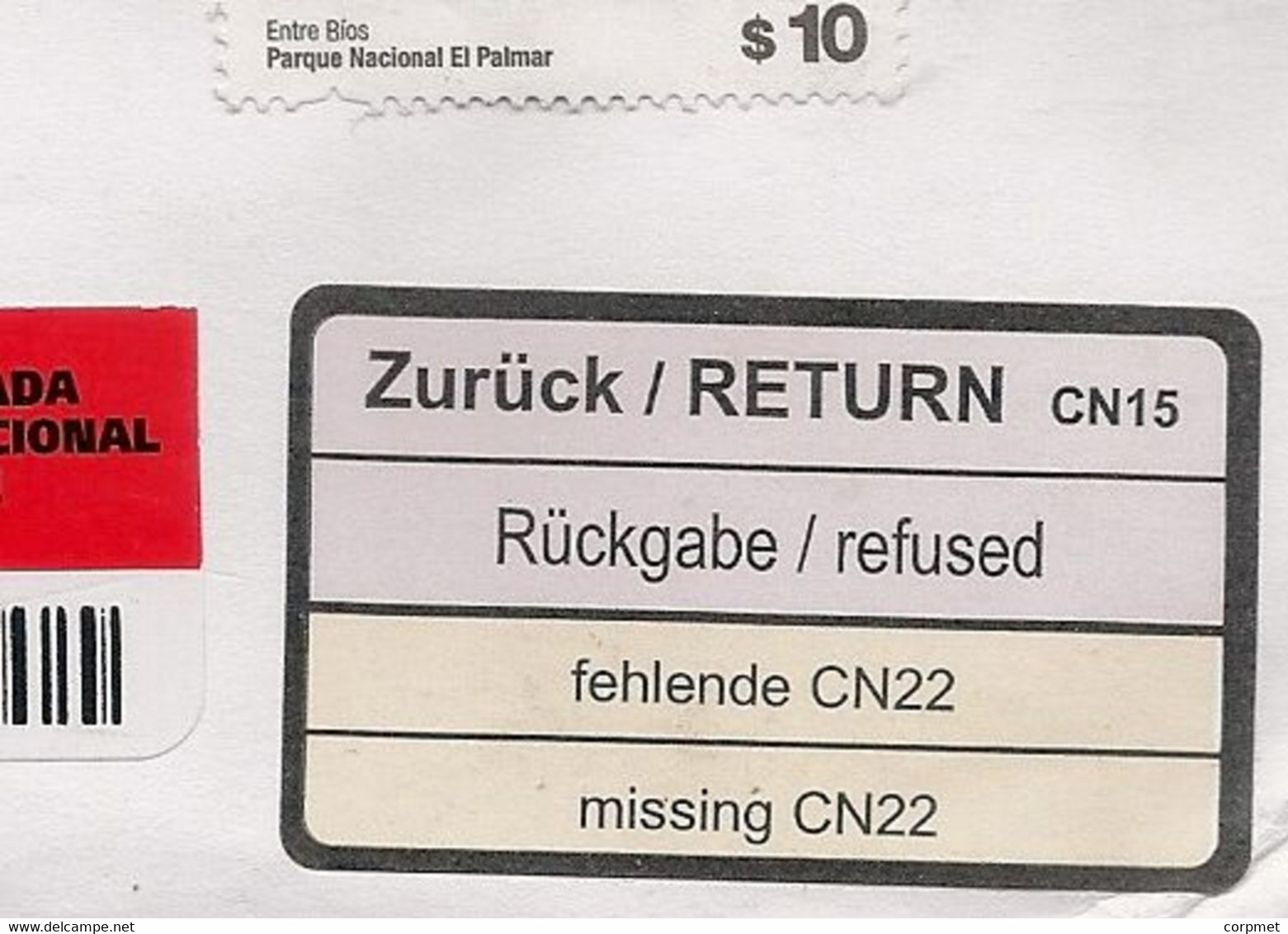 ARGENTINA - 3 REGISTERED COVERS RETURNED TO THE SENDER FOR DIFFERENT REASONS - DESTINATION USA And GERMANY - Brieven En Documenten