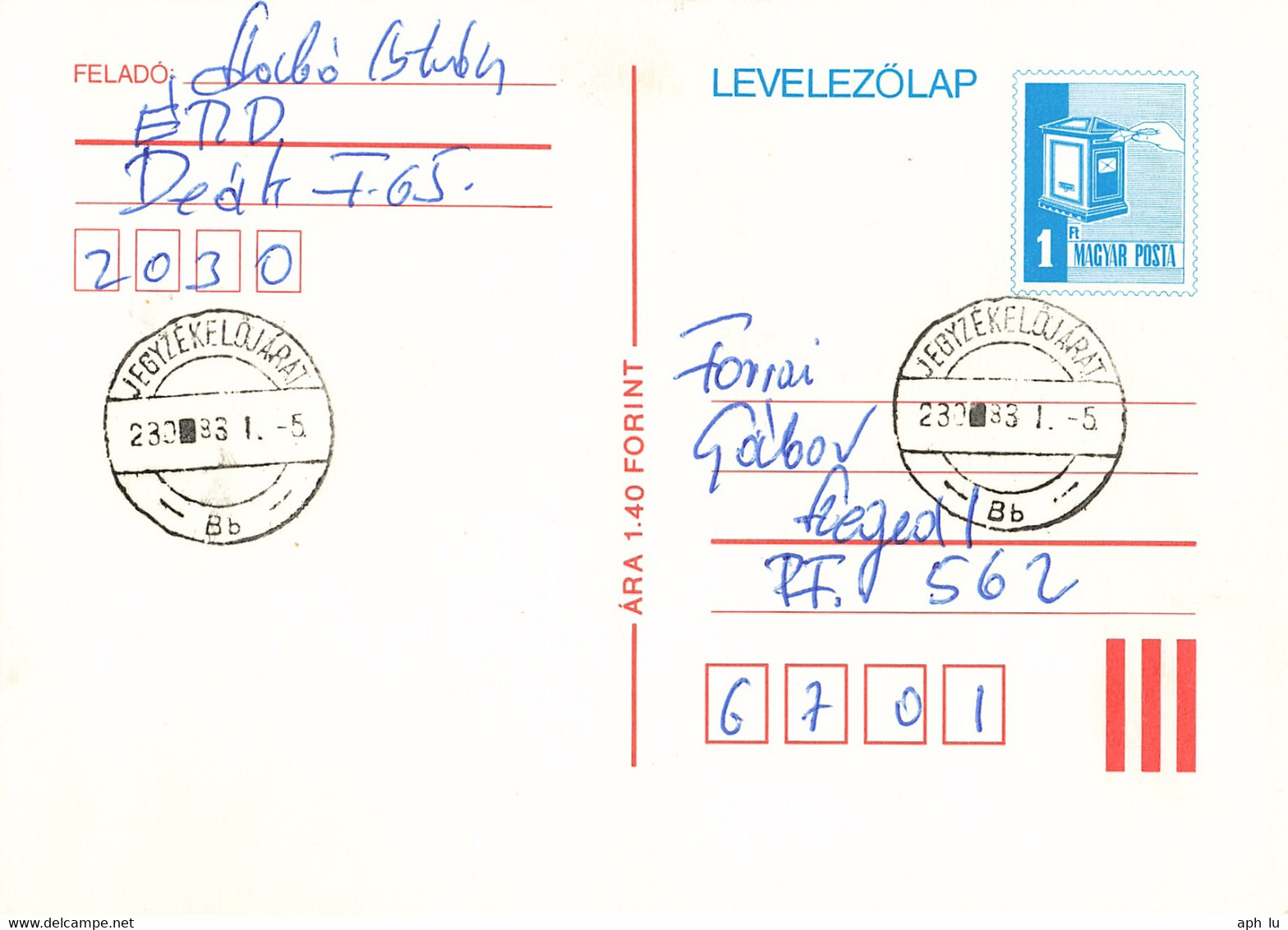 Bahnpost (R.P.O. / T.P.O.) 230 (BP1001) - Lettres & Documents