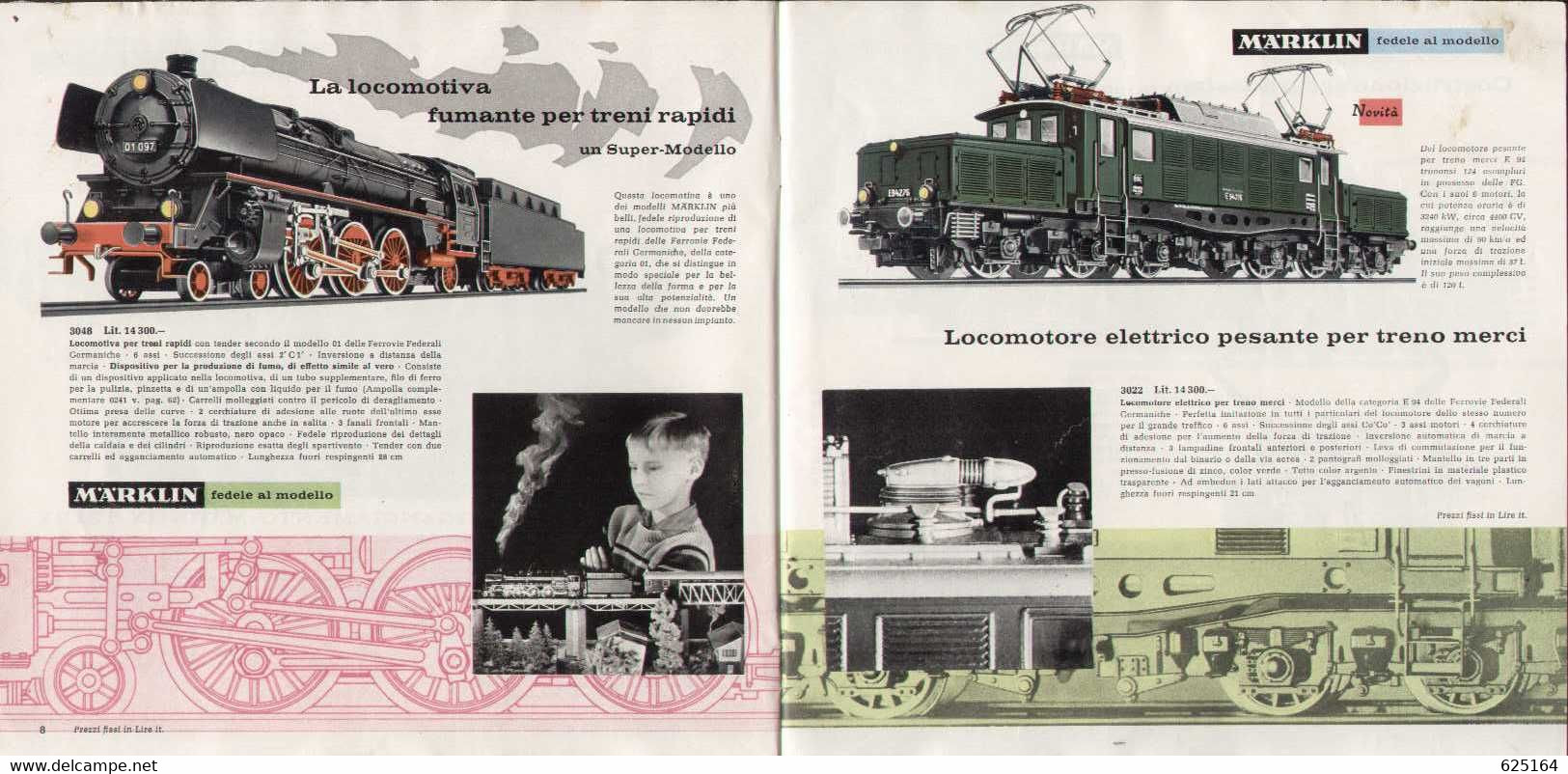 Catalogue MÄRKLIN 1964-65  Auf Italienisch - In Italiano - En Italien - Non Classés