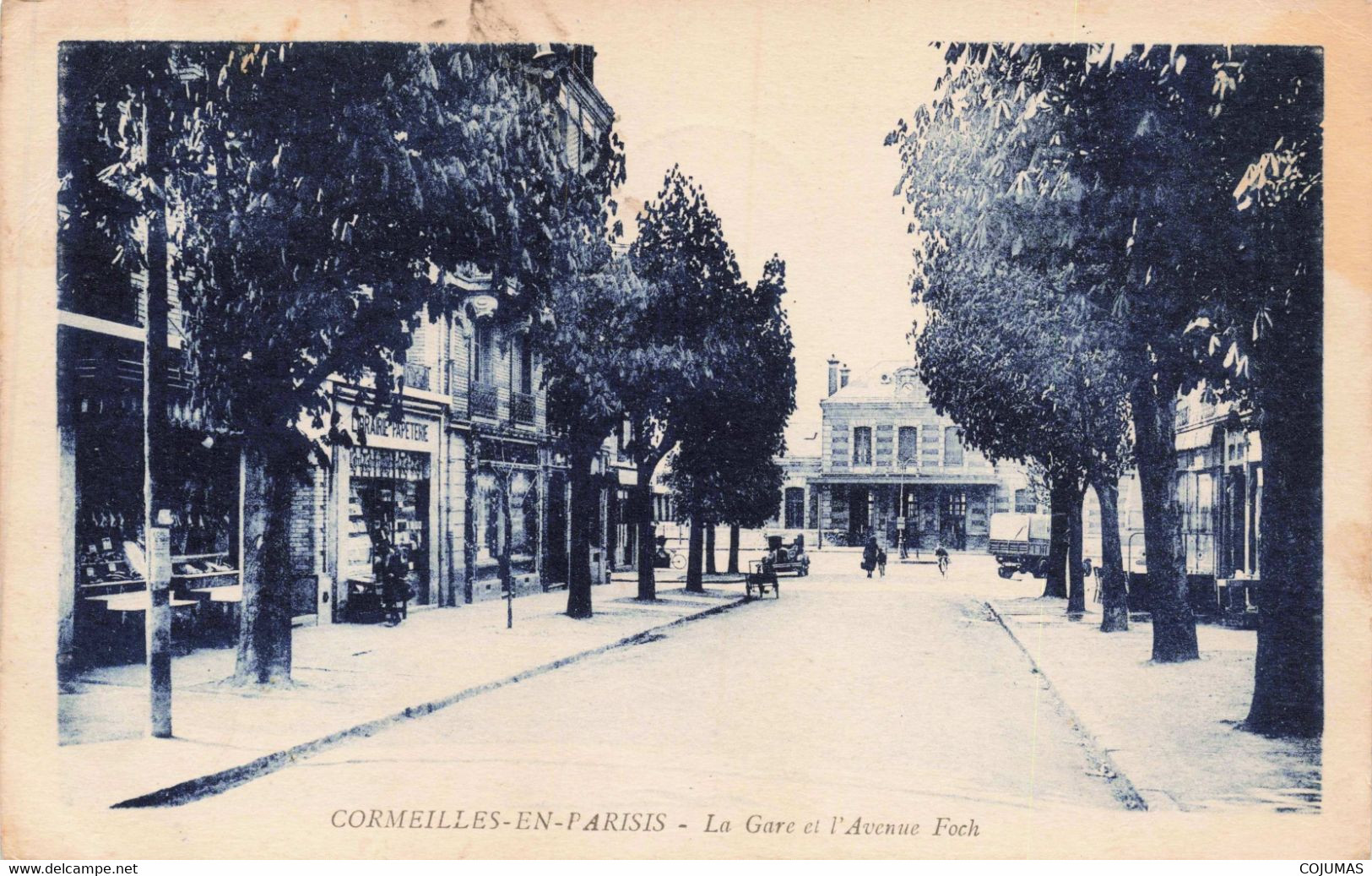 95 - CORMEILLES EN PARISIS - S05491 - La Gare Et L'Avenue Foch - L1 - Cormeilles En Parisis