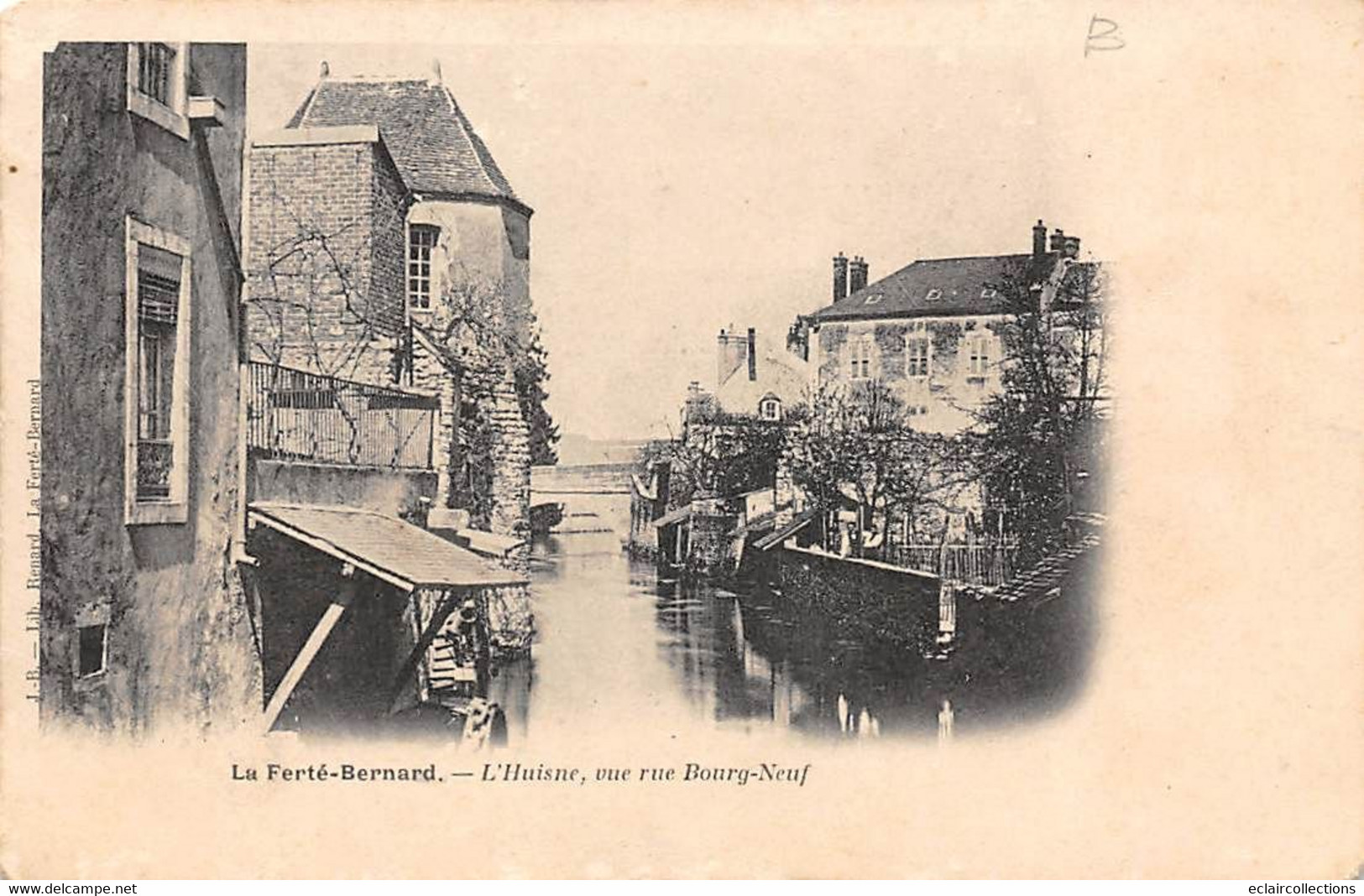 La Ferté Bernard        72       L'Huisne  Vue Du Bourg Neuf         (voir Scan) - La Ferte Bernard