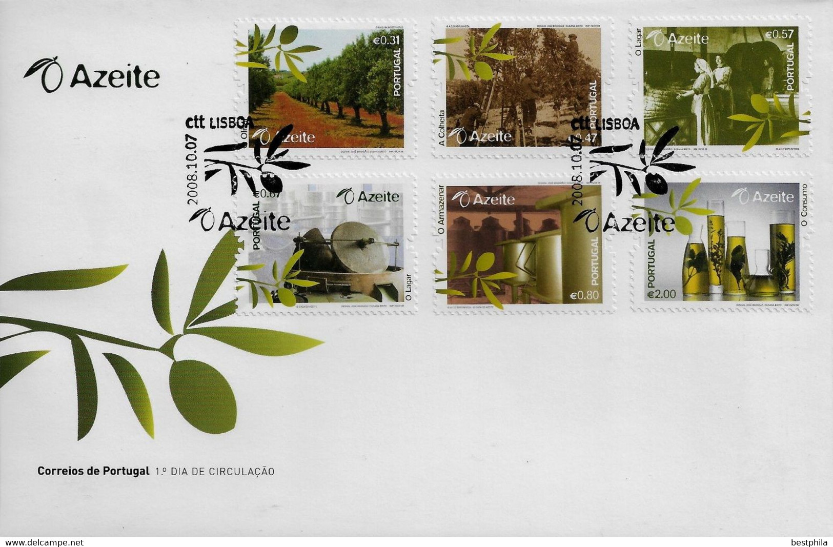 Portugal - 2008 - There Are 5 Different Of FDC In The Special Book - (See 7 Scan) - It Looks So Clean - Book Of The Year