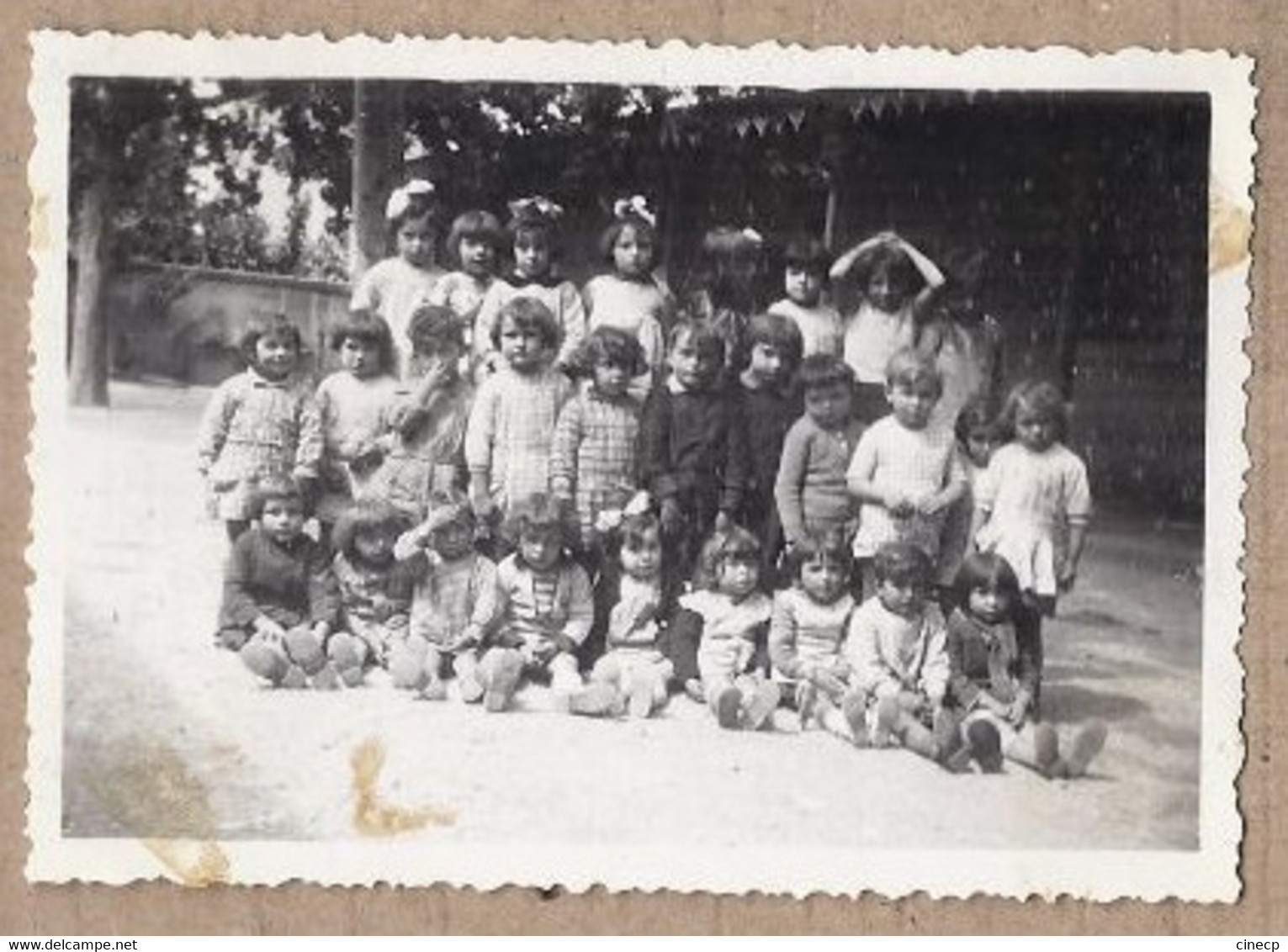 PHOTOGRAPHIE 84 VAUCLUSE BEAUMES DE VENISE Ecole Maternelle Photo CLASSE Enfants Elèves 1935 - Beaumes De Venise