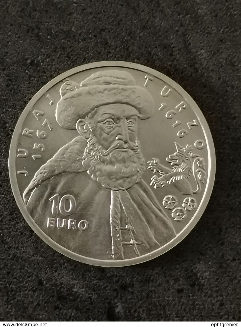 10 EURO ARGENT 2016 GYORGY THURZO SLOVAQUIE / SILVER EUROS - Slowakije
