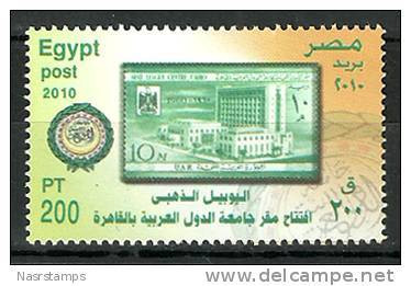 Egypt - 2010 - ( Arab League Center, 50th Anniv. ) - MNH (**) - Unused Stamps