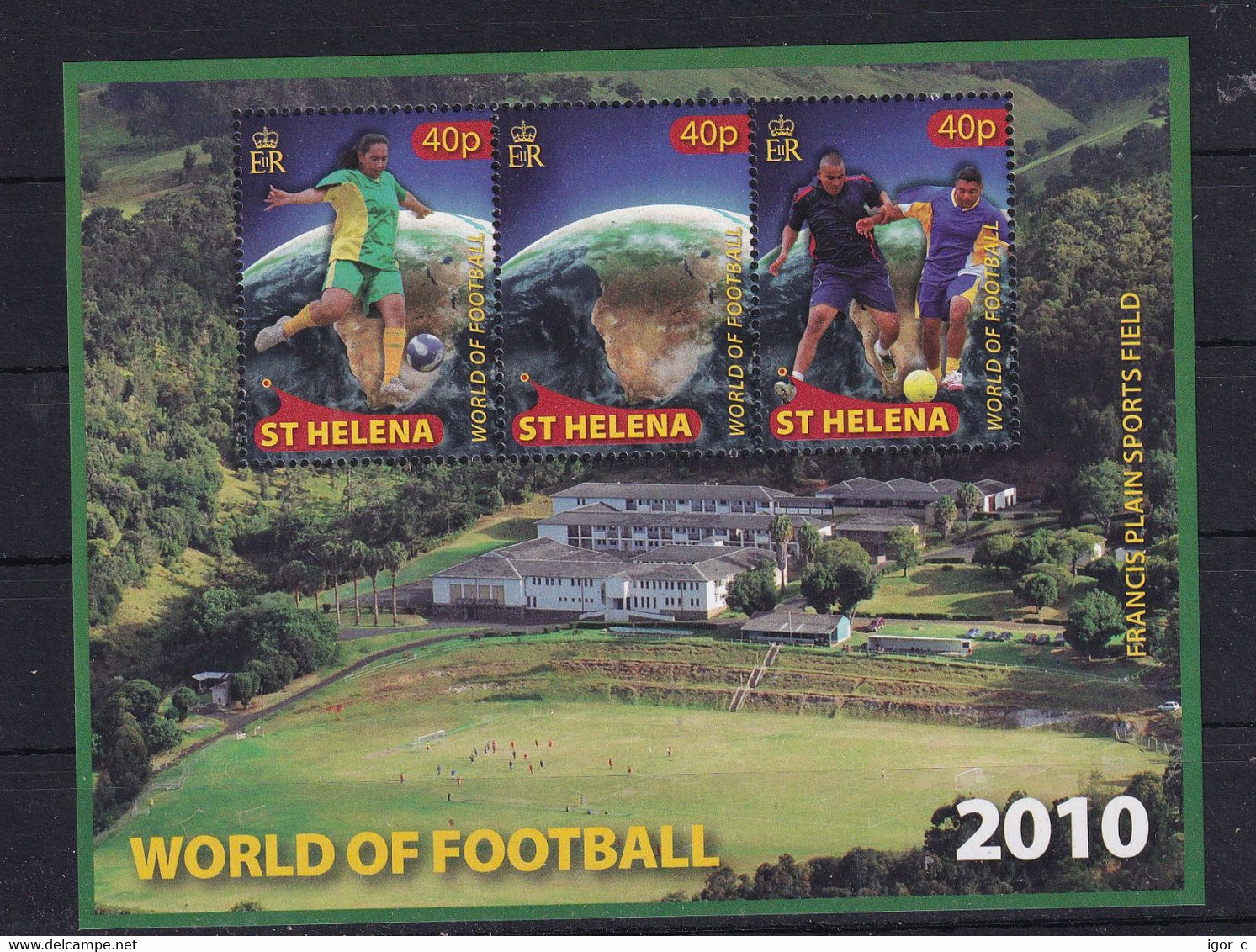 St. Helena 2010 Mint MNH **; Football Fusball Soccer Calcio; FIFA World Cup South Africa S/s - 2010 – Südafrika