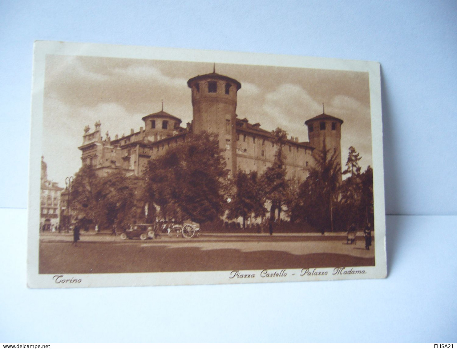 TORINO  ITALIA ITALIE PIEMONTE PIAZZA CASTELLO PLAZZO MADAMA CPA - Palazzo Madama