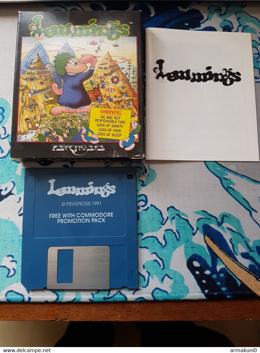 Jeu 1991 AMIGA 500 "Lemmings" De PSYGNOSIS - Commodore