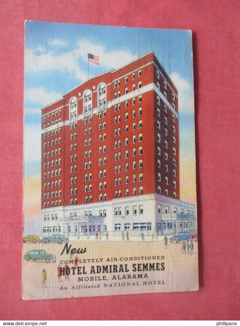 Hotel Admiral Semmes.  Mobile Alabama > Mobile .      Ref 5878 - Mobile