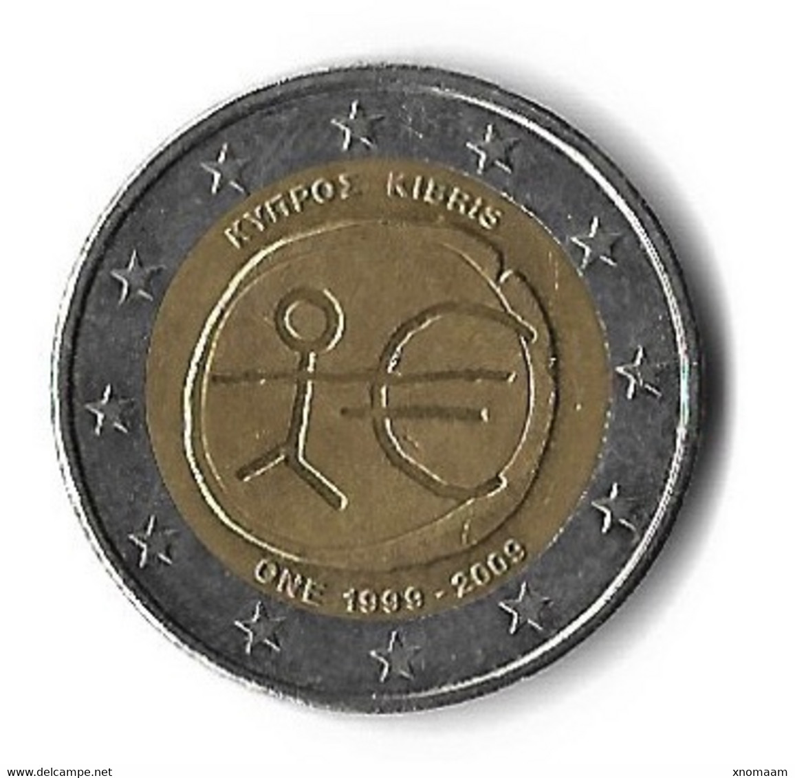 Chypre 2009 - 2 Euro Commémorative - 10 Ans De L'euro - Cyprus