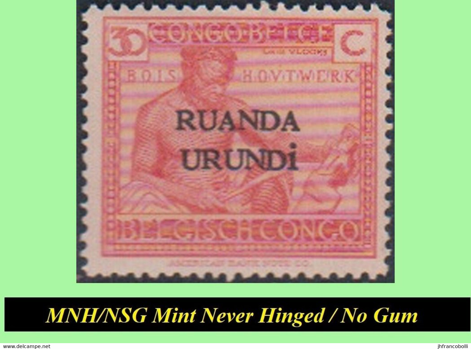 1924+25 ** RUANDA-URUNDI RU 050/060 MNH/NSG VLOORS [C] SELECTION  ( X 12 Stamps ) [NO GUM] INCLUDING RU 059+060+074-076 - Unused Stamps