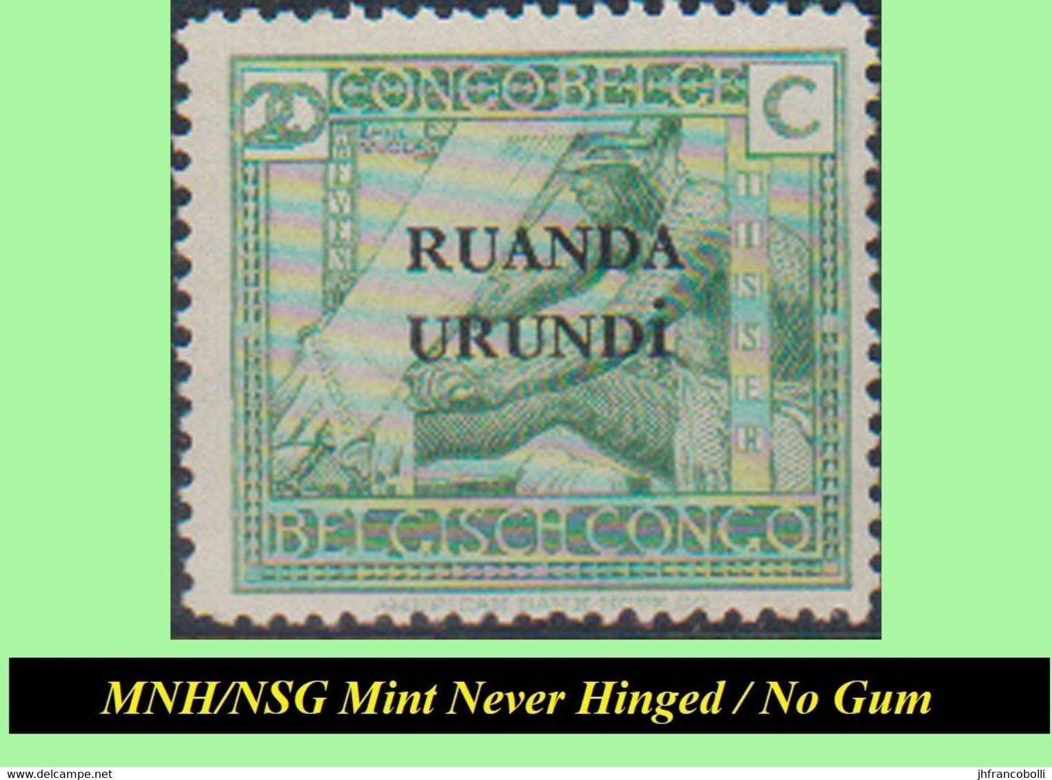 1924+25 ** RUANDA-URUNDI RU 050/060 MNH/NSG [D] VLOORS SELECTION  ( X 8 Stamps ) [ NO GUM ] INCLUDING RU 075+079+080 - Unused Stamps