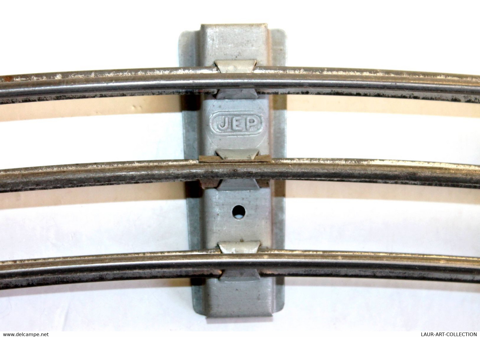 JEP - LOT DE 6 RAIL COURBE MOYEN (1/2), ECH:O L=21cm, MINIATURE TRAIN CHEMIN FER - MODELISME FERROVIAIRE (1712.102) - Rails