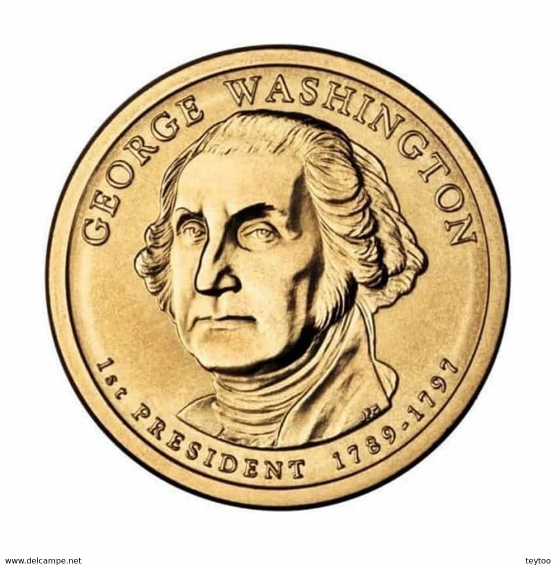 C2034# Estados Unidos 2007. 1$ George Washington (BU) - KM 401 - 2007-…: Presidents