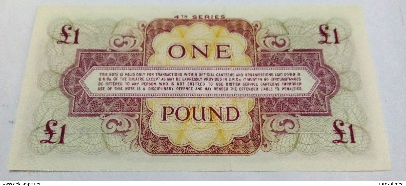 Great Britain - 1 POUND ND (1962) - SERIE K2 "4th Series" Issue - UNC - Autres & Non Classés