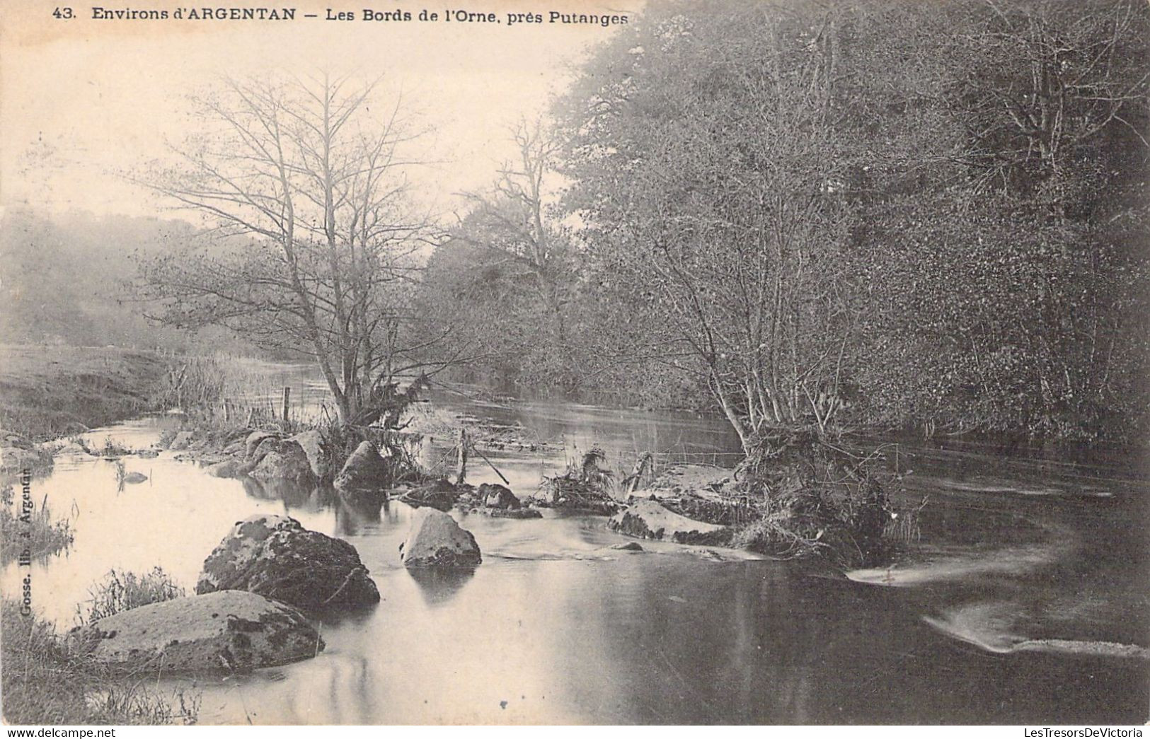 CPA - France - 61 - ARGENTAN - Les Bords De L'Orne - Près Putanger - Argentan